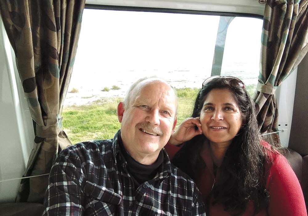 NZMCD Gary and Arthi Fogelberg are thriled with their new style of travel