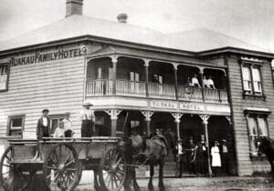 The early days of the Tuakau Hotel