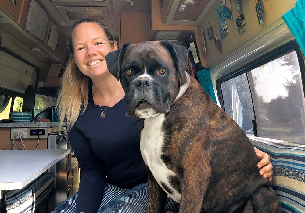 Travelling with pets in an RV