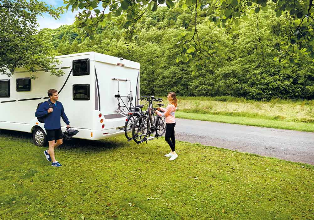 RV bike racks