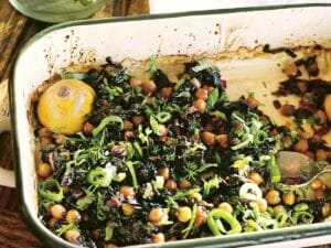 Recipe: Chickpeas baked with lemon and honey