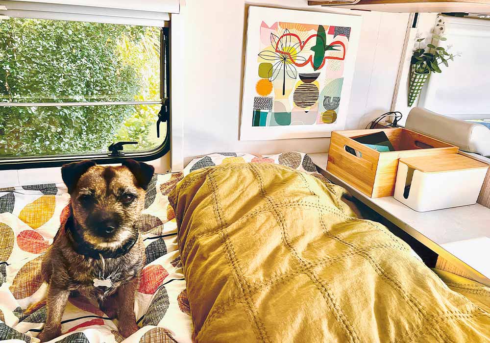 On the road: Jane and Mark Crawford