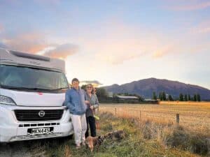 On the road: Jane and Mark Crawford